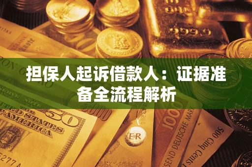 北京担保人起诉借款人：证据准备全流程解析